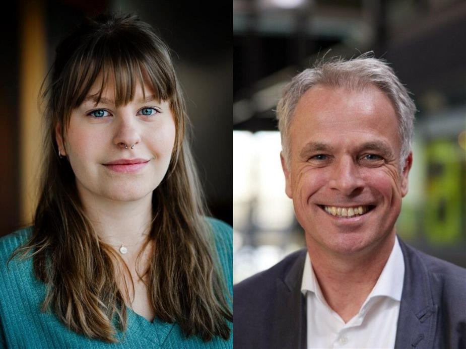 Vrouw en Peter Becker en