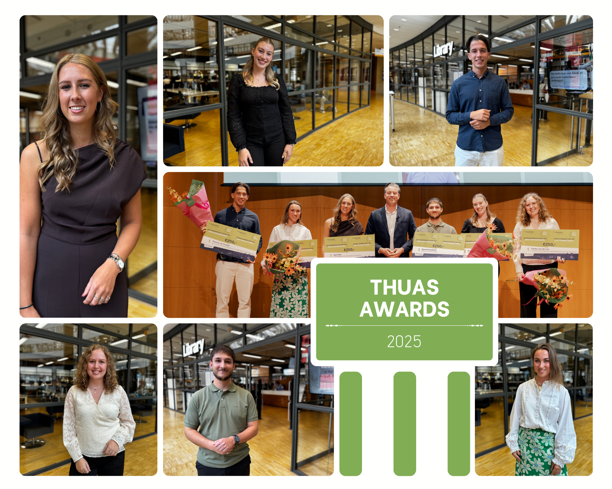 The winners of the 2025 THUAS awards 